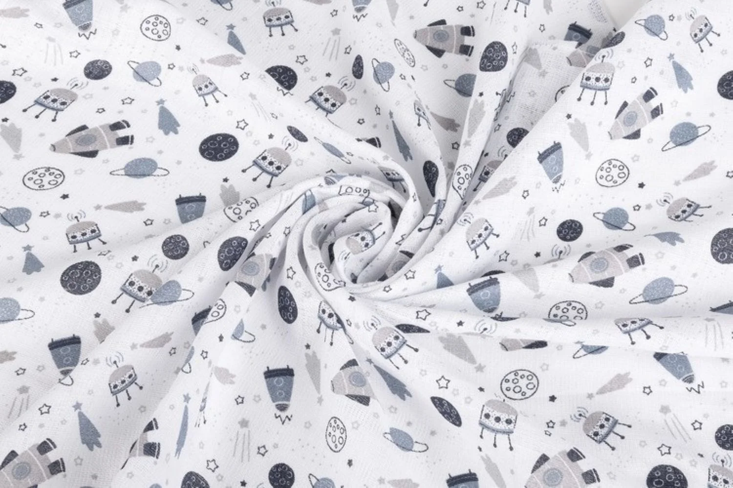 Tetra plienky Basic 70×80 cm Cosmos grey - sada 5 ks, 100% bavlna