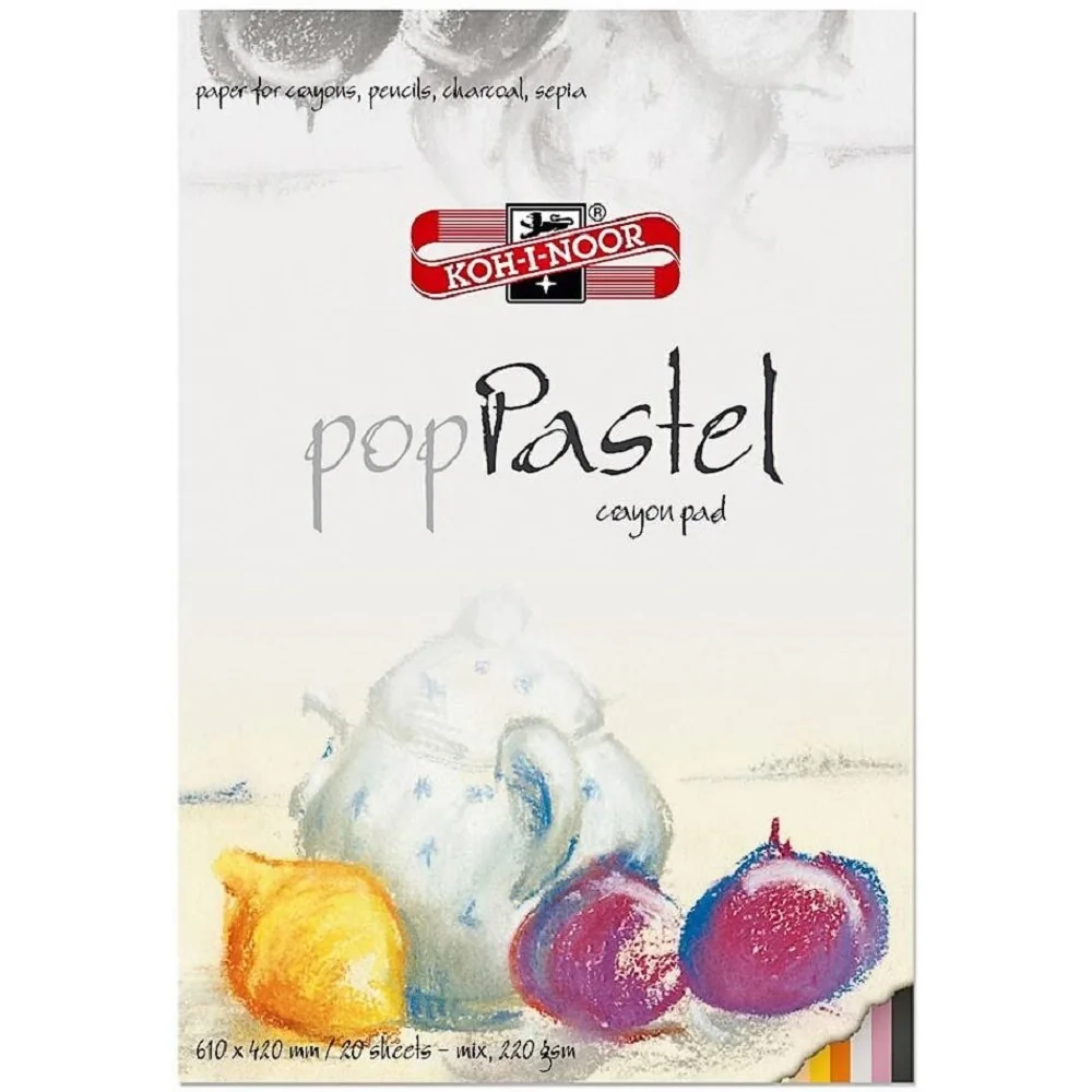 Skicár PASTEL 610 × 420 mm, 220 g, 20 listov Farebný, formát A2