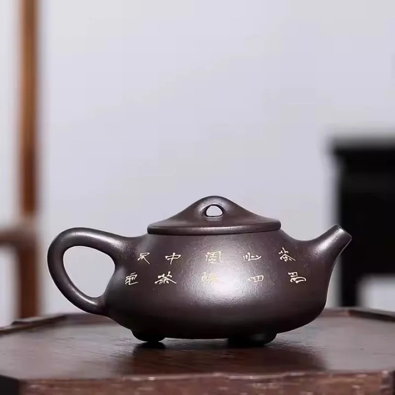 Tradičný čajník z oblasti Yixing 220 ml, kompaktný tvar