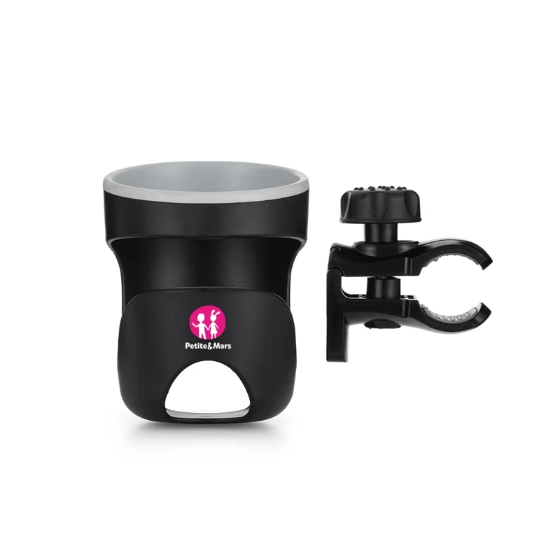 PETITE&MARS Držiak na nápoje Handy Black 1×1ks, držiak na nápoje
