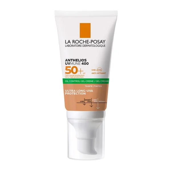LA ROCHE-POSAY ANTHELIOS XL TÓNOVANÝ ZMATŇUJÚCI GÉL-KRÉM SPF 50+ 50 ML 1×50 ml, zmatňujúci gél krém