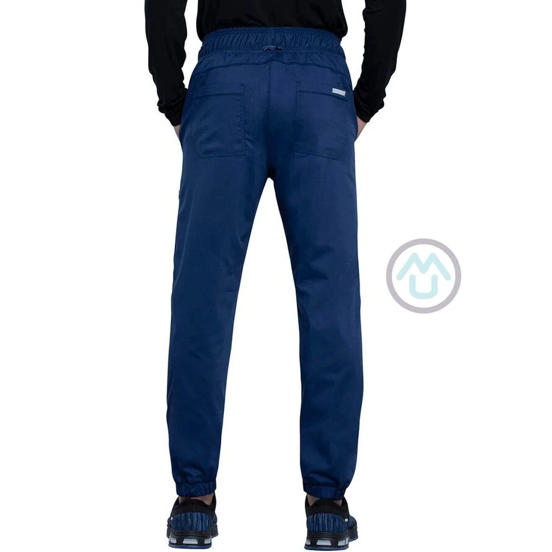 Zdravotnícke pánske jogger nohavice Cherokee Revolution ACTIVE STYLING - námornícky modré 3XL