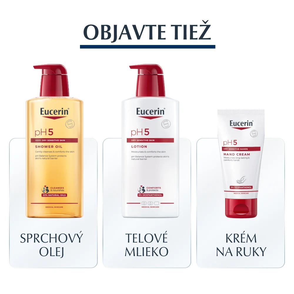 Eucerin DermoCapillaire pH5 šampón 1×250 ml, pre citlivú pokožku