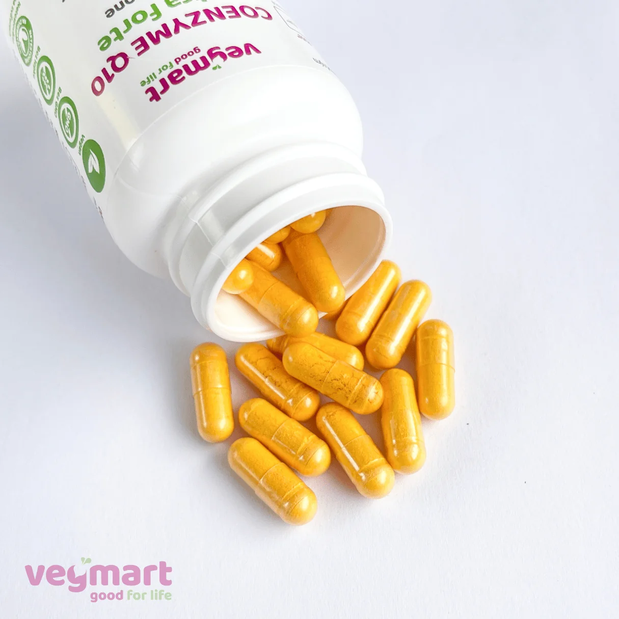 Vegmart Koenzým Q10 Extra forte (ubiquinón) 200 mg, 90 kapsúl