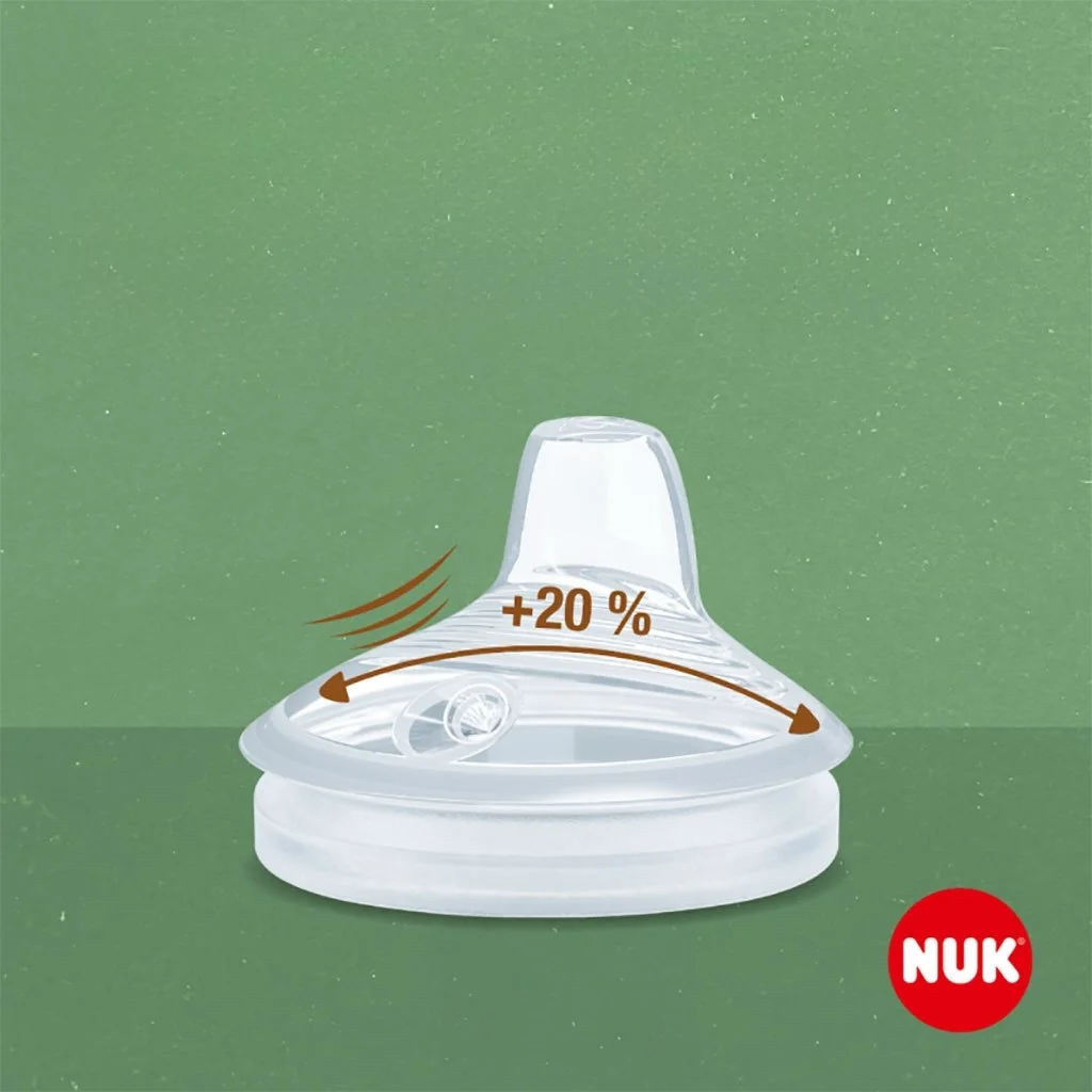 Dojčenská fľaša na učenie NUK for Nature s kontrolou teploty