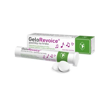 GeloRevoice pastilky na hrdlo, baza-bez metolu 20 ks