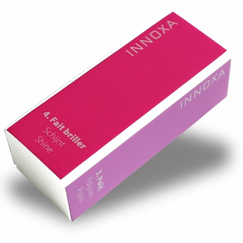 INNOXA VM-N99A, štvorstranná leštička na nechty, 9x3,6x2,9cm, 12ks v displeji