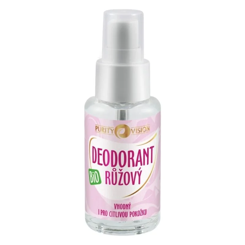 Purity Vision Bio Ružový Deodorant Sprej 50ml 1×50 ml, deodorant