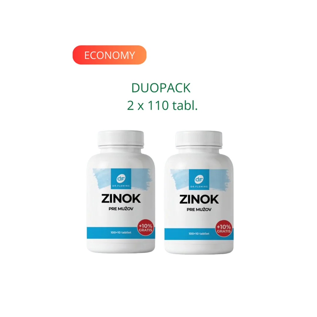 DR. FLEMING Zinok pre mužov +10% gratis 220ks DUOPACK