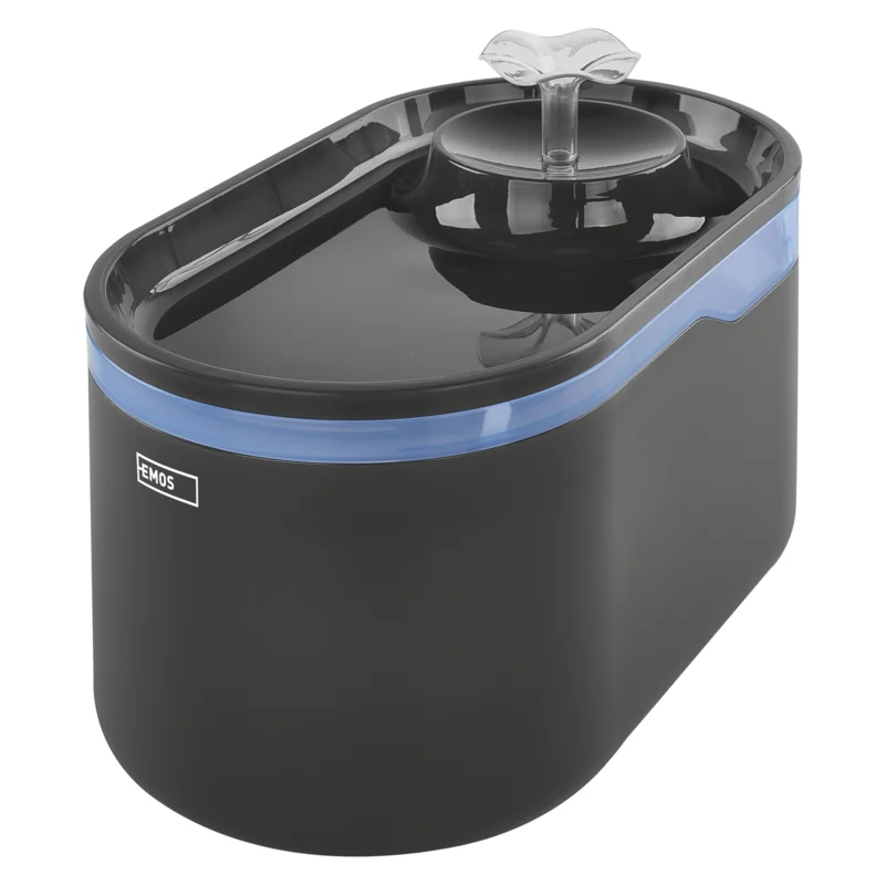 EMOS Vodná fontána Pet Care, 2,6 l, sivá 1 ks