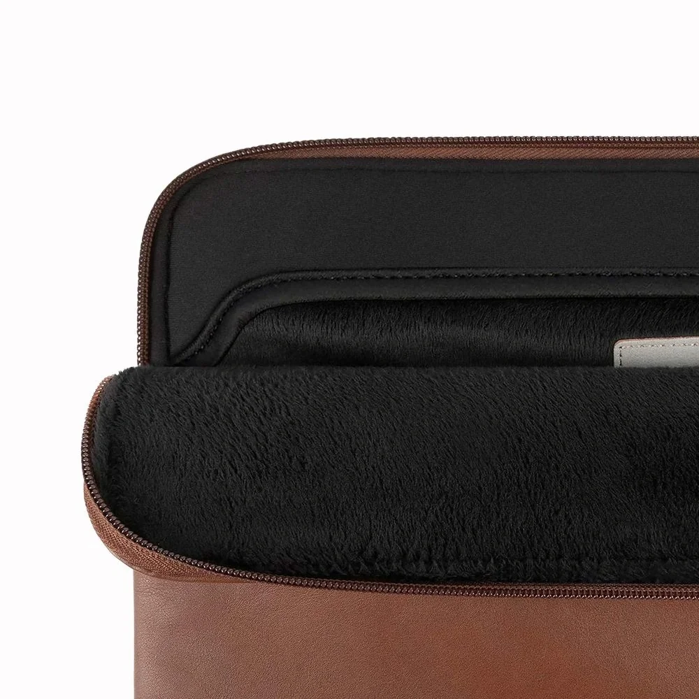Tech-Protect Fleece obal na notebook 13-14'', hnedý