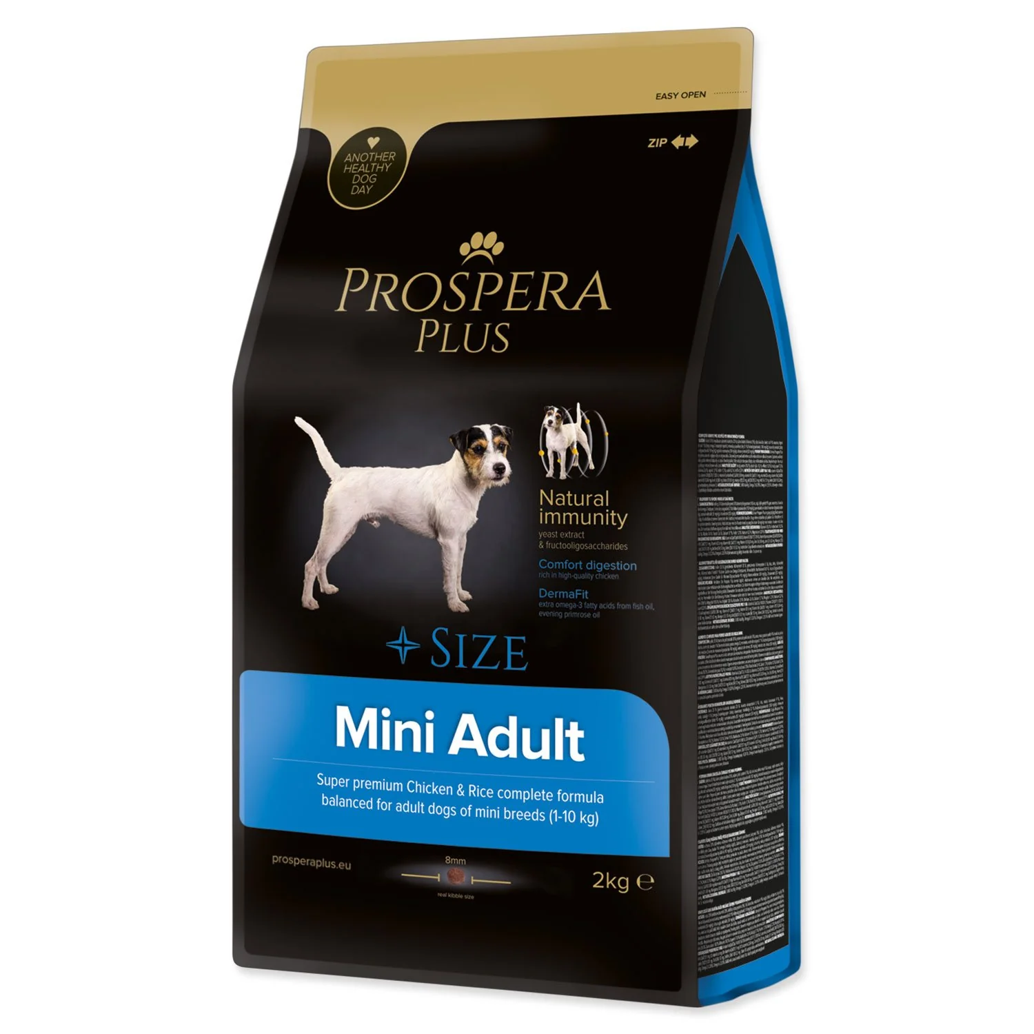 Krmivo Plus Mini Adult kura s ryžou 2kg 2kg