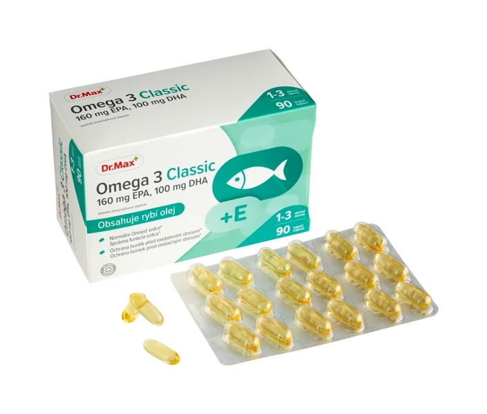 Dr. Max Omega 3 Classic 1×90 cps, rybí olej