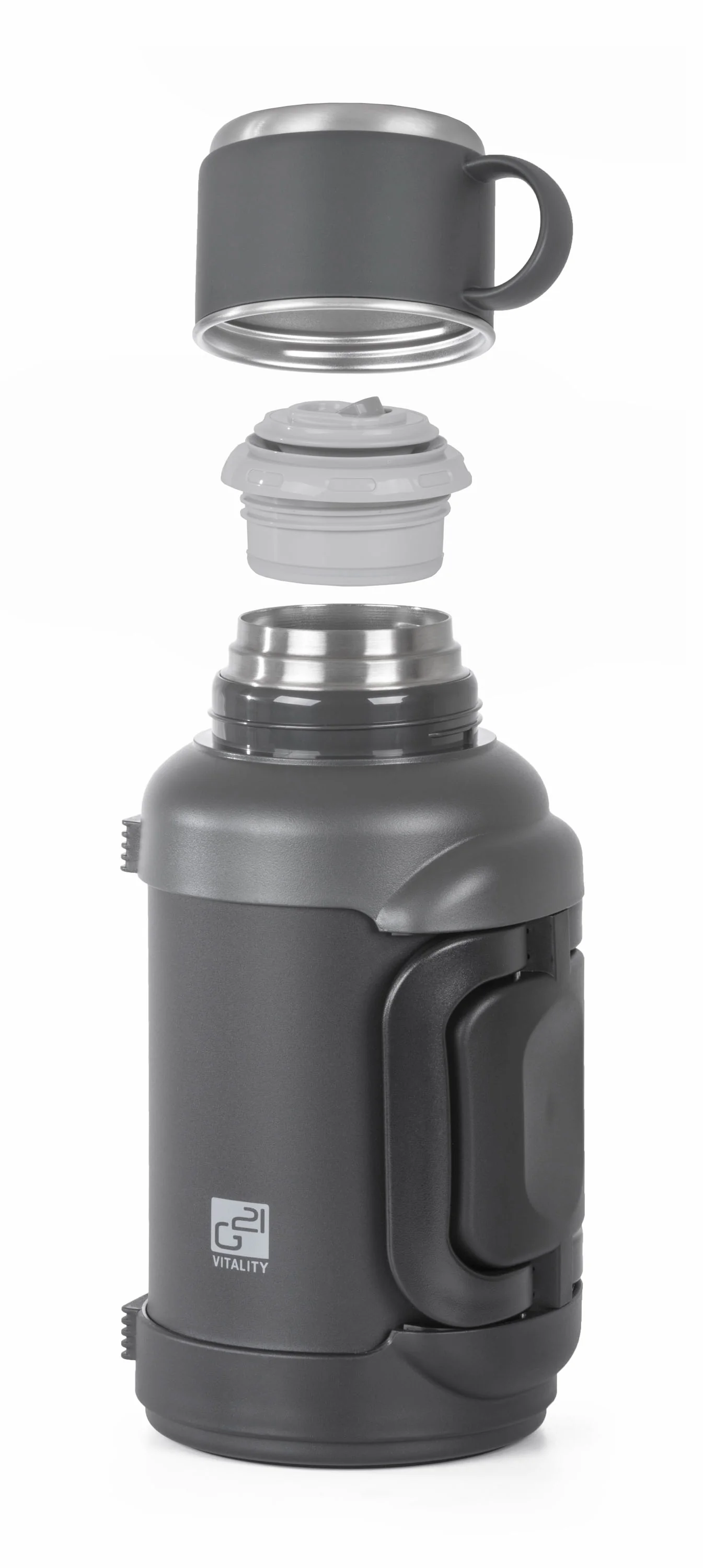 Termoska G21 nerezová 2500 ml čierno-sivá G21TM2500_CS