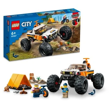 LEGO® City 60387 Dobrodružstvo s terénnym autom 4x4 1×1 ks, lego stavebnica