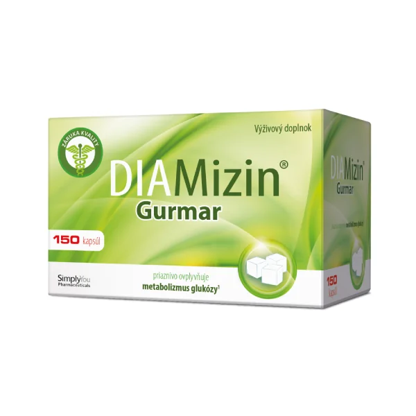 DIAMizin Gurmar 1×150 cps, výživový doplnok