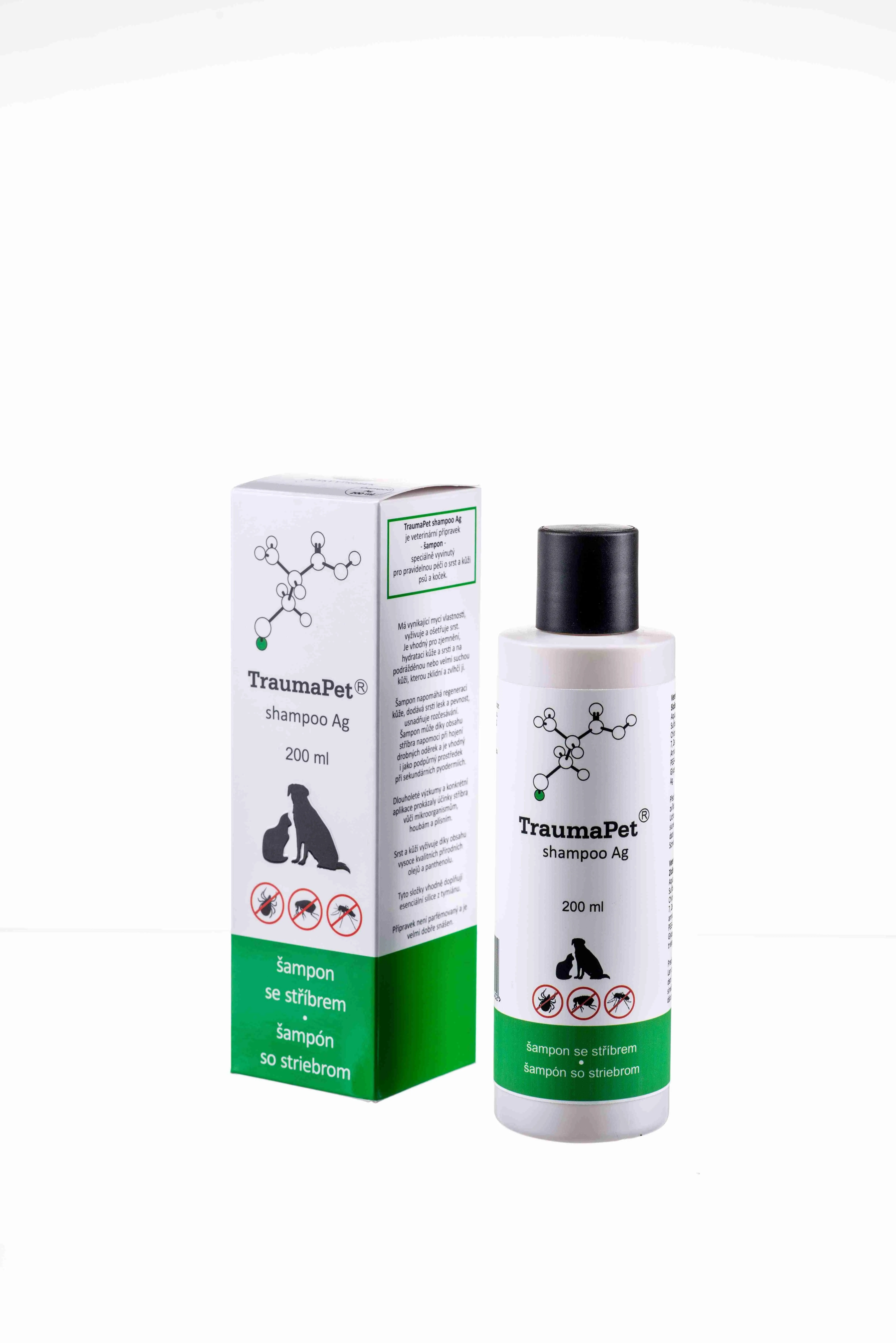 TraumaPet shampoo Ag 200 ml 1×200 ml, šampón