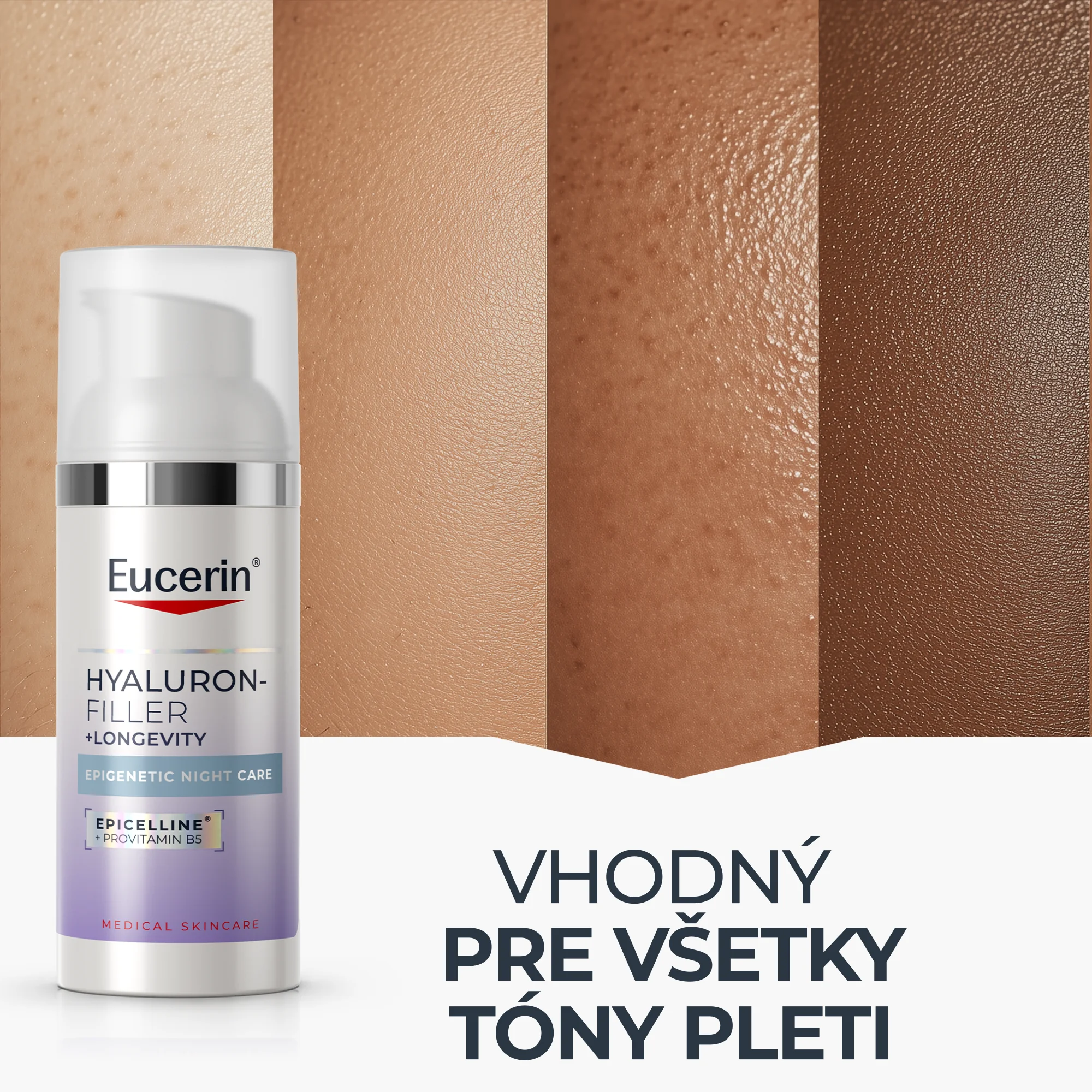 Eucerin HYALURON-FILLER + LONGEVITY EPIGENETIC Nočný krém 50 ml