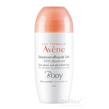 Avene Body Deodorant Efficacite 24h 1×50 ml, roll on deodorant pre citlivú pokožku