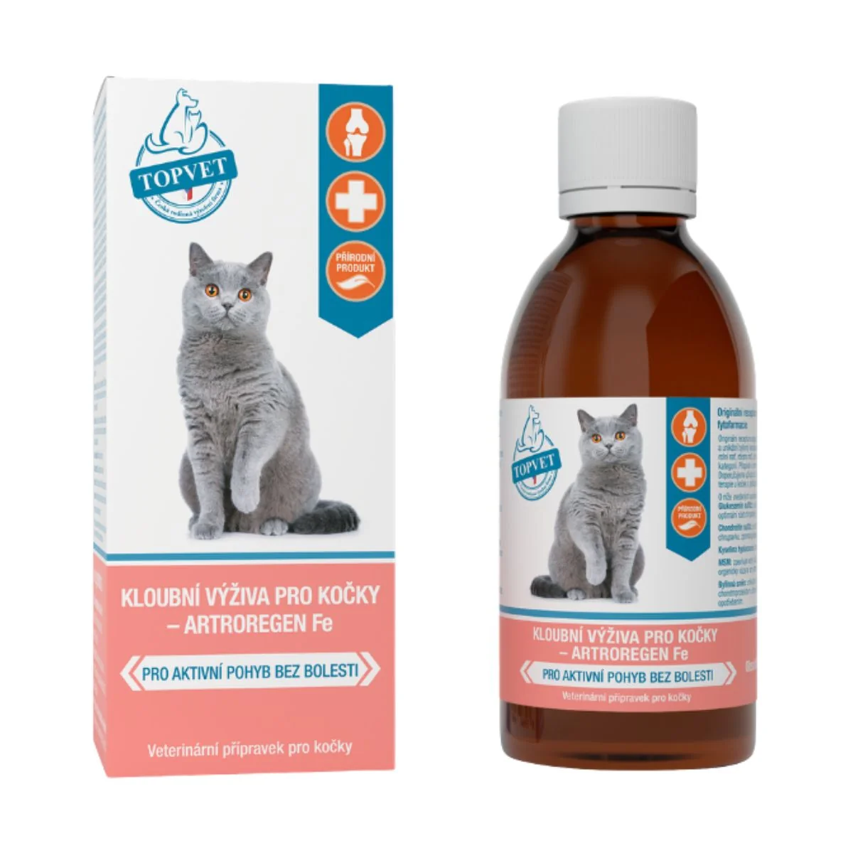 Topvet Kĺbová výživa pre mačky - Artroregen Fe 200 ml - Green idea