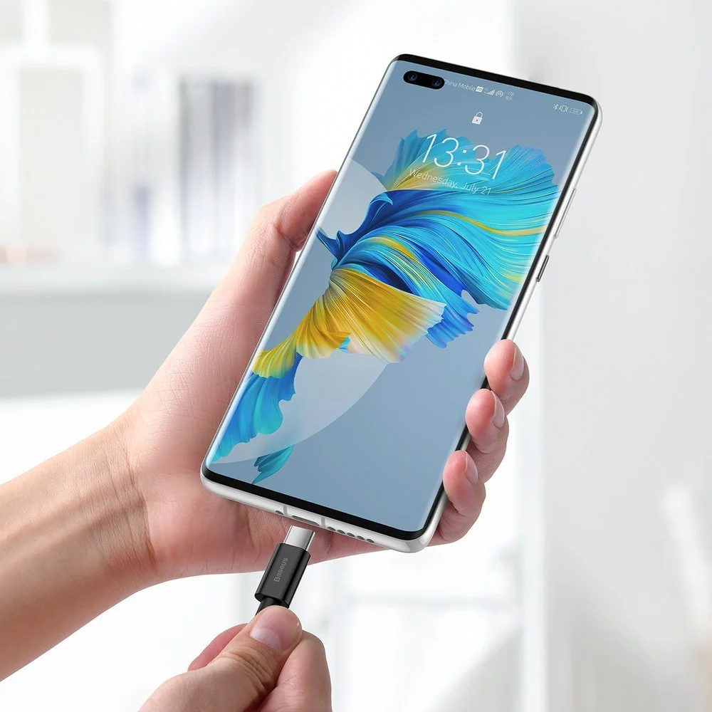Baseus Superior kábel USB / USB-C 66W 6A 1m, čierny