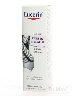 Eucerin TELOVÝ OLEJ proti striám 1×125 ml, pružnosť kože