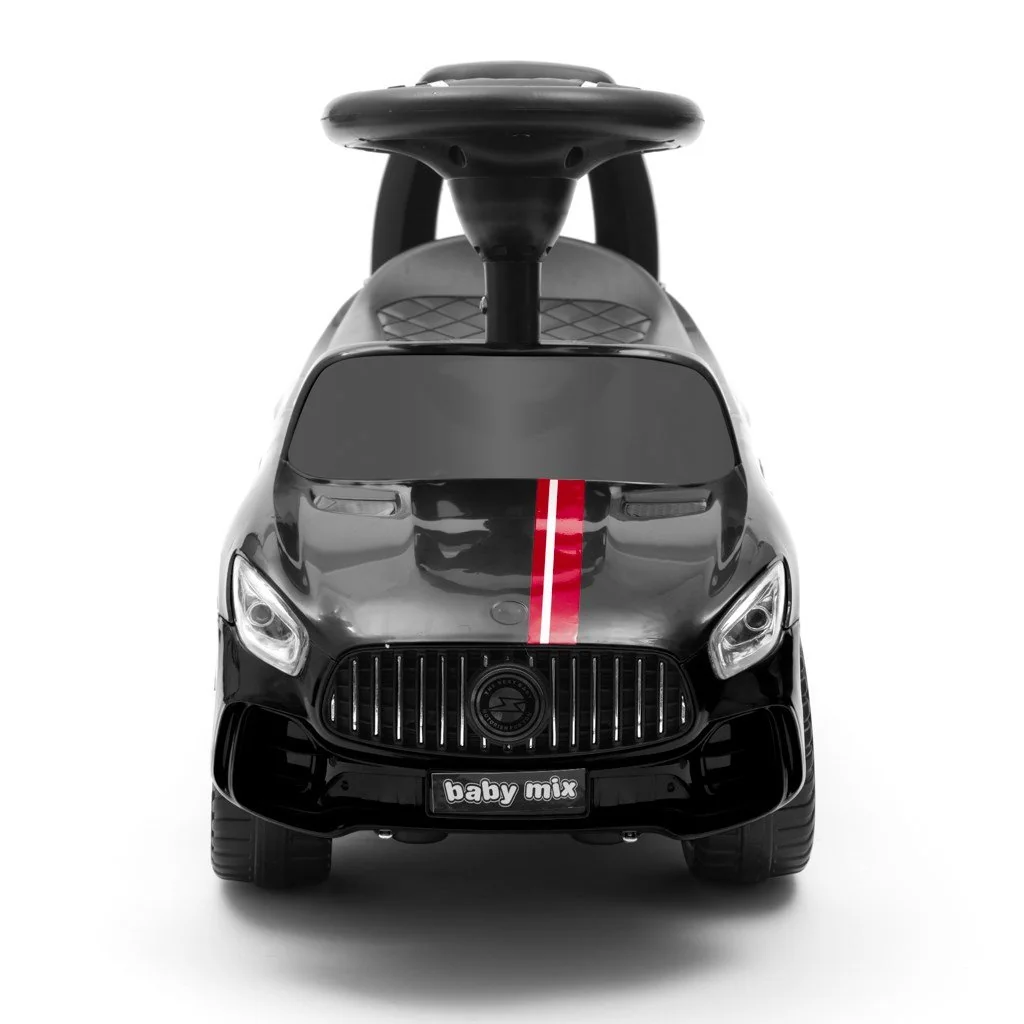 Detské odrážadlo so zvukom Baby Mix RACER čierne 