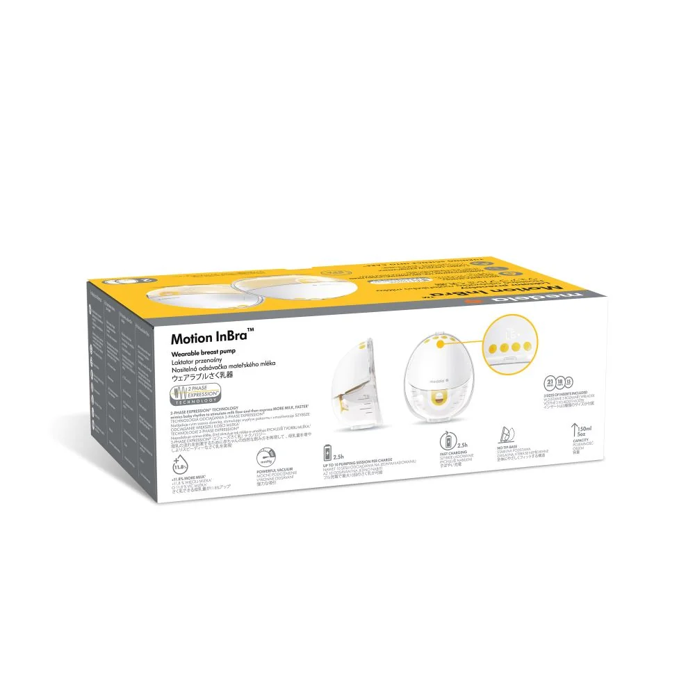 MEDELA Odsávačka mlieka elektrická Motion InBra™ Double 1 set