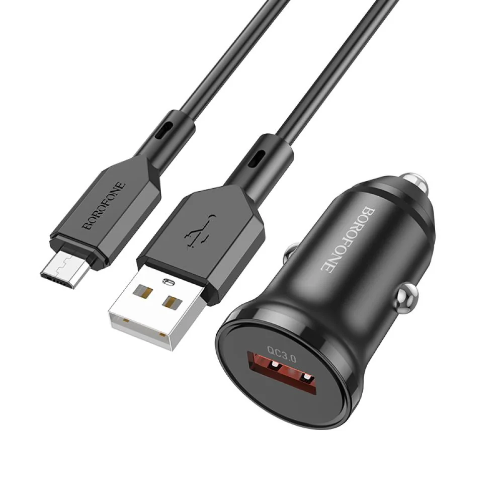 Nabíjačka do auta S káblom USB - MicroUSB