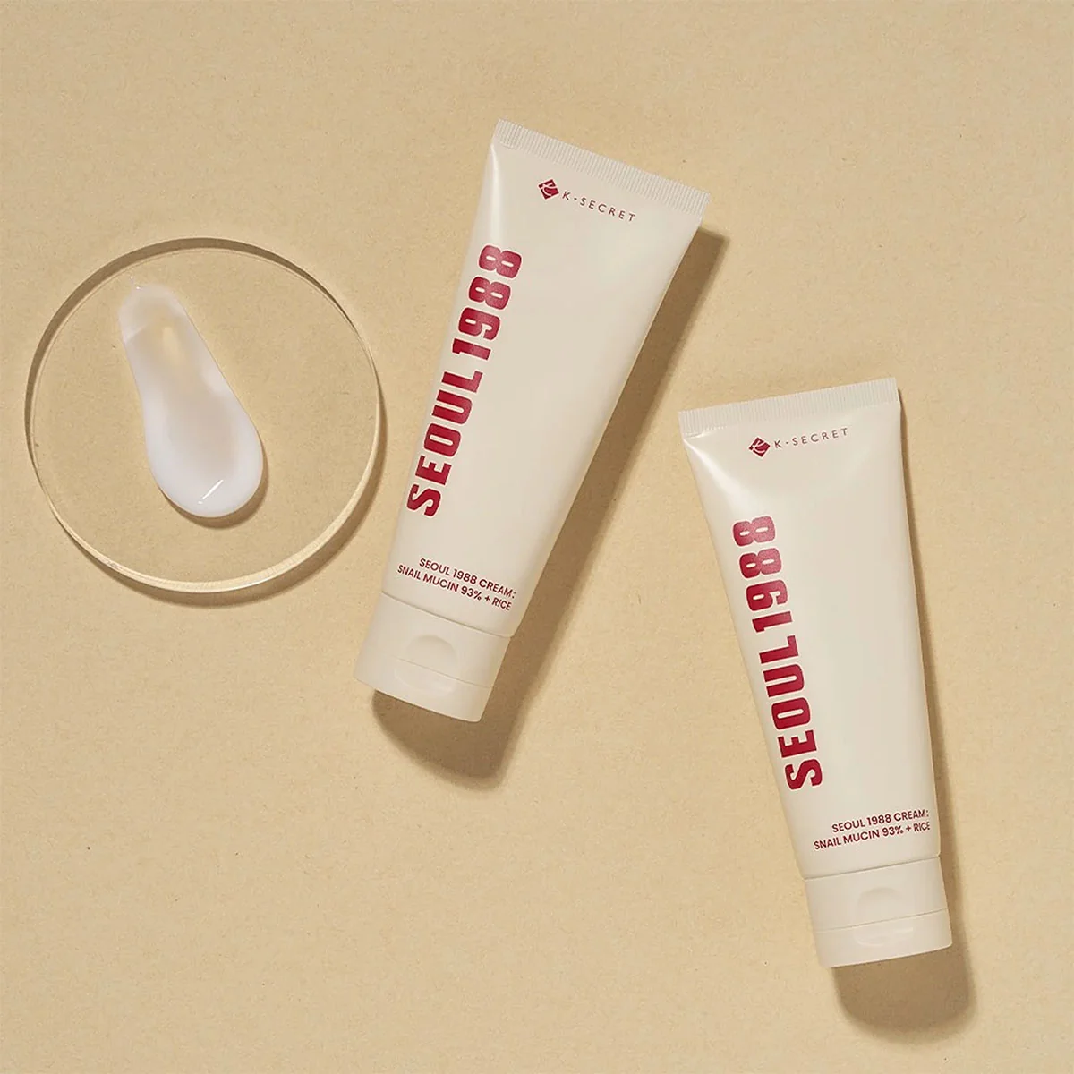 K-SECRET SEOUL 1988 Cream: Snail Mucin 93% + Rice krém so slimáčím slizom a ryžovým extraktom 100 ml