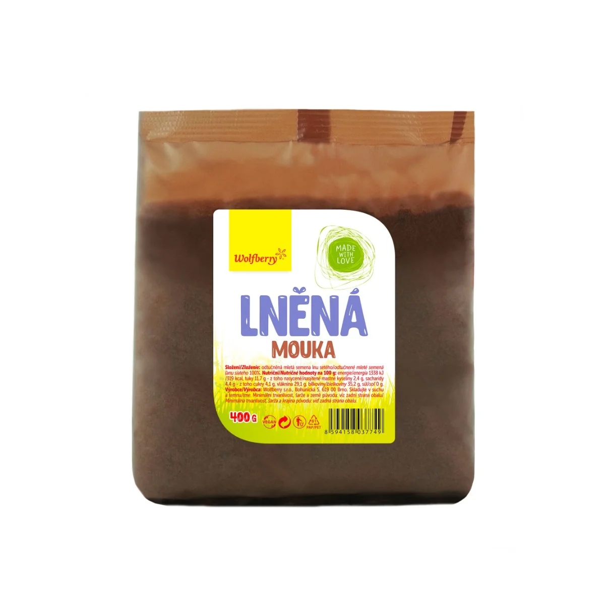 Wolfberry Ľanová múka 400 g