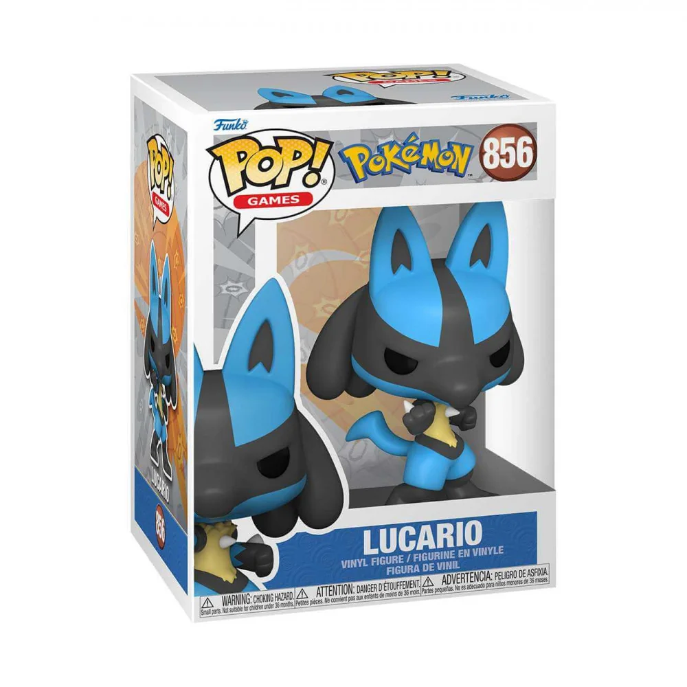 Funko POP Games: Pokemon S9 - Lucario (EMEA) 856-Funko EU BV