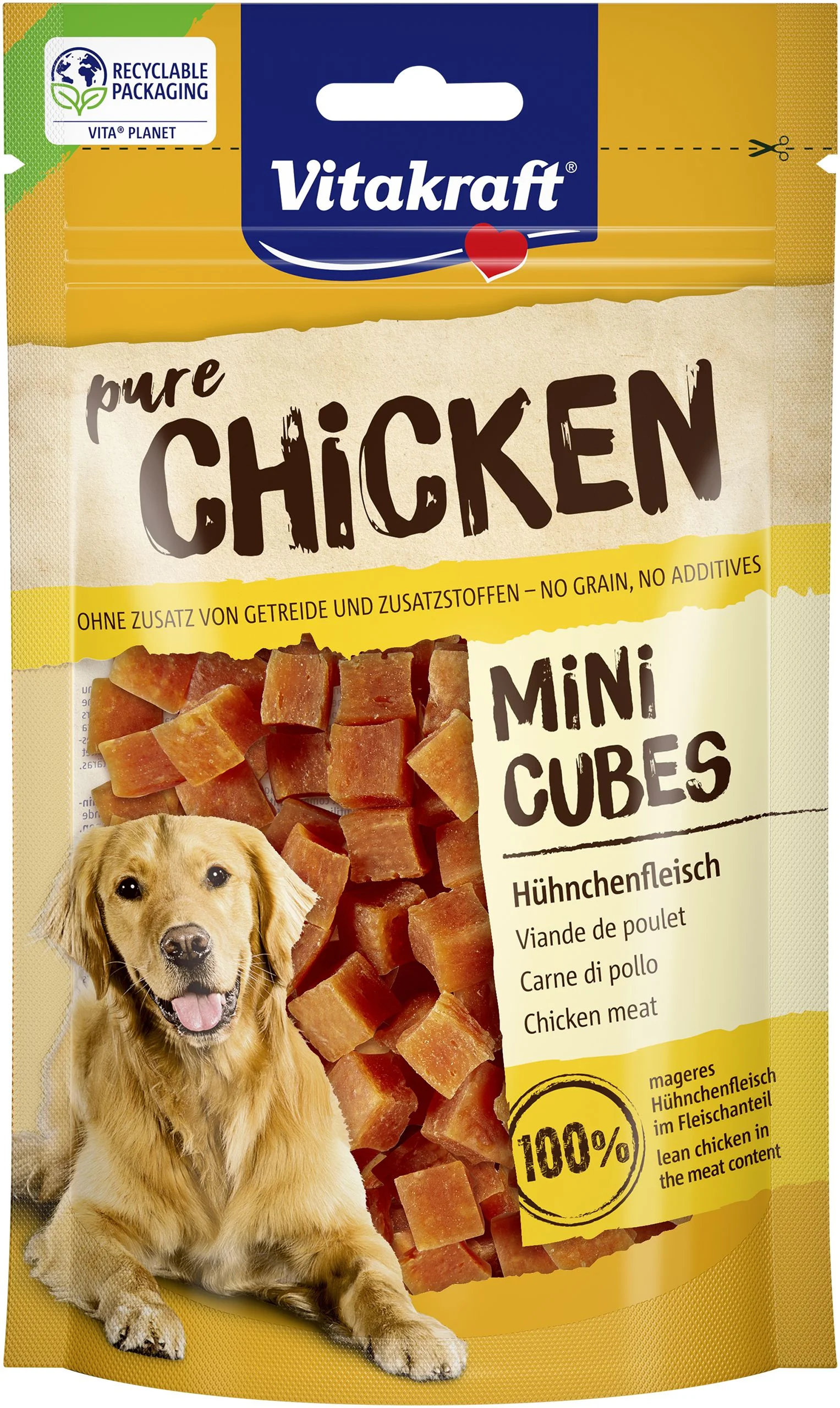 Vitakraft CHICKEN Mini Cubes 80 g