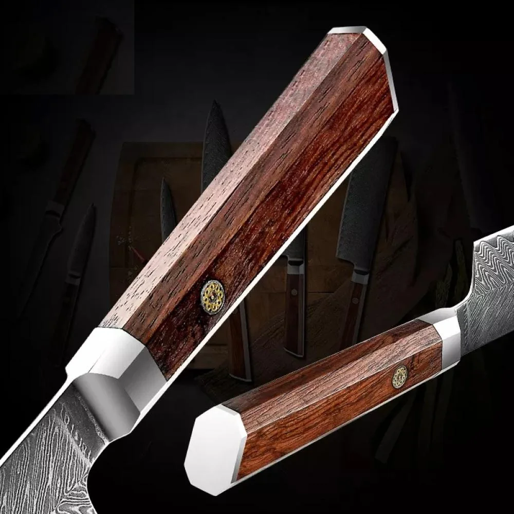 Damaškový kuchynský nôž Chef 33cm 1ks