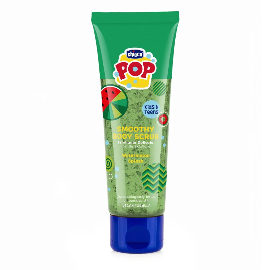 CHICCO Telový peeling Watermelon Smoothy POP pre deti a teenagerov 150 ml