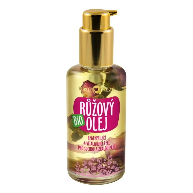 Purity Vision Bio Ružový Olej 100ml 1×100 ml, ružový olej