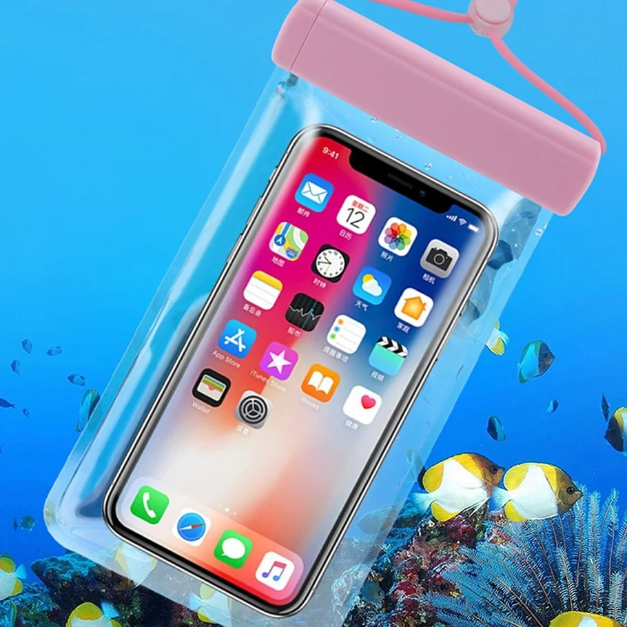 MG Beach Bag vodotesné puzdro na mobil 6.7'' čierne