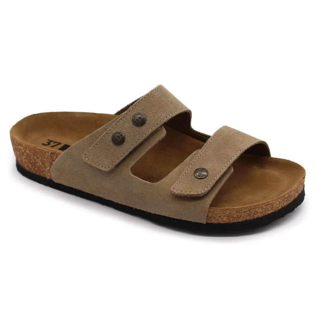 Leon 4050 Dámska zdravotná korková obuv s prackou 37 - 24cm, žltá, 2,0 cm