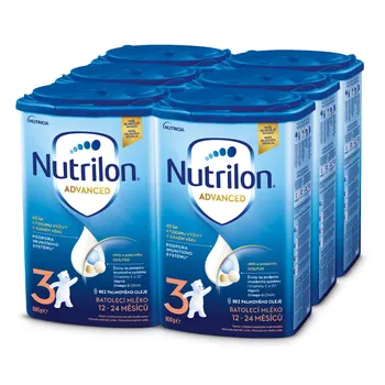 Nutrilon Advanced 3 6×800 g, dojčenské mlieko