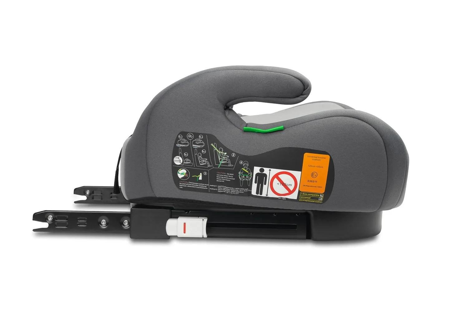 Podsedák do auta, isofix I-SIZE Puma - sivý 