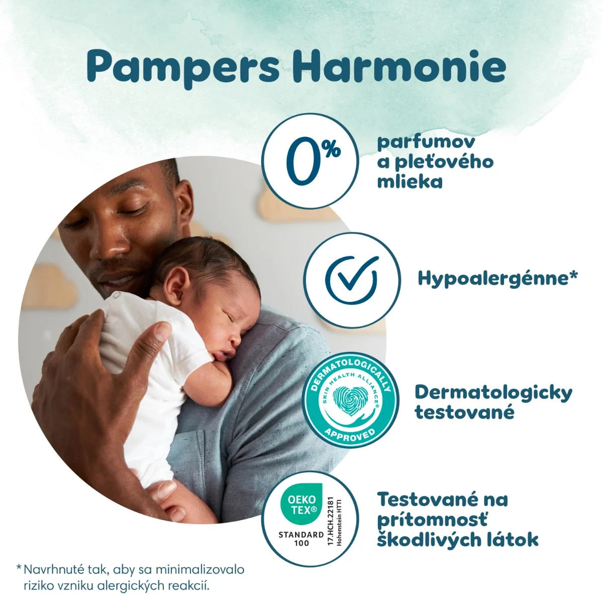 Pampers Harmonie plienky veľkosť 1, 2kg-5kg 35 ks