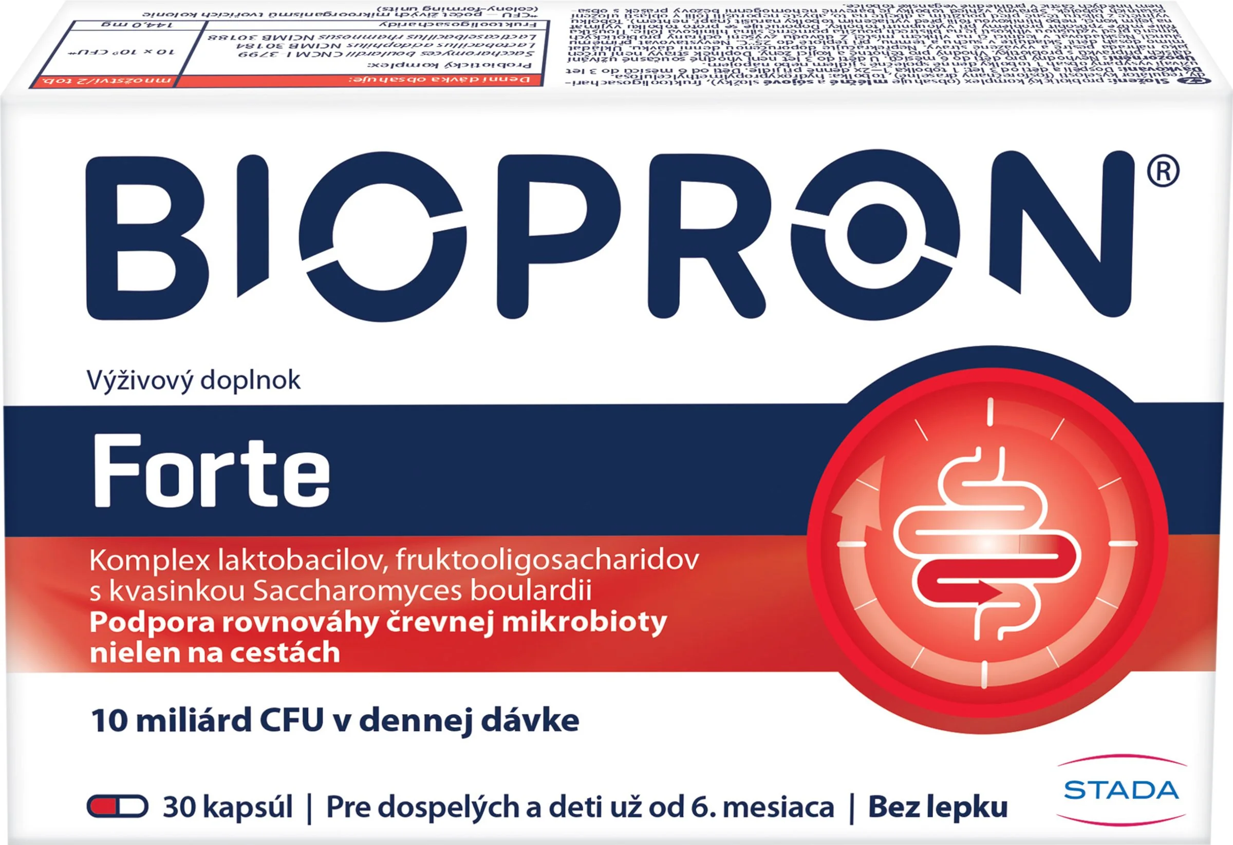 BIOPRON Forte 1×30 cps, výživový doplnok