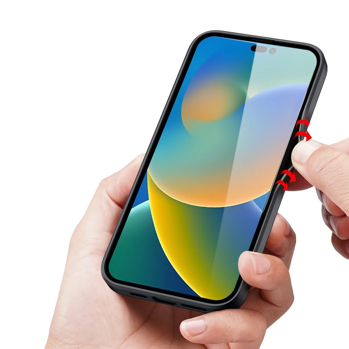 Dux Ducis Fino kryt na iPhone 14 Pro Max, čierny