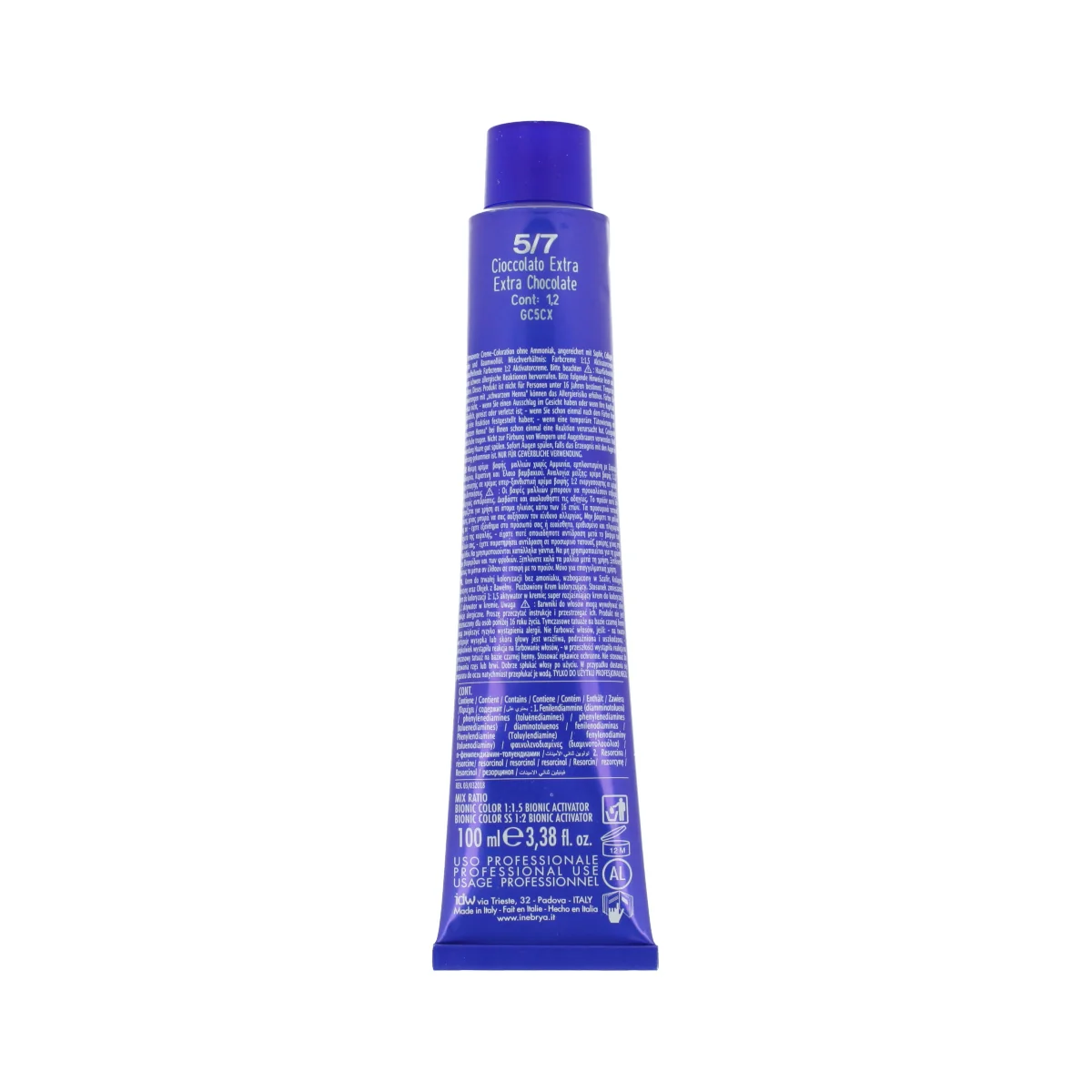 Inebrya Bionic Color Chocolate (5/7 Extra Chocolate) 100 ml