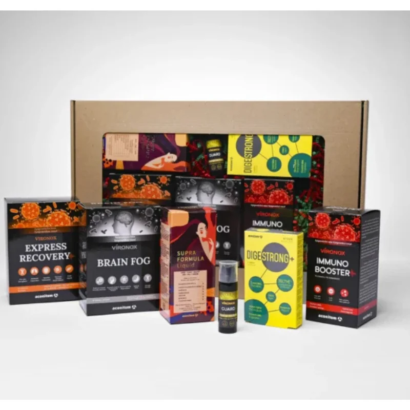 Vianočný balíček L – 2 x Digestrong, Guard, Immuno Booster, Express Recovery, Brain Fog + Supra Formula 2 x Digestrong, Guard, Immuno Booster, Express Recovery, Brain Fog + Supra Formula