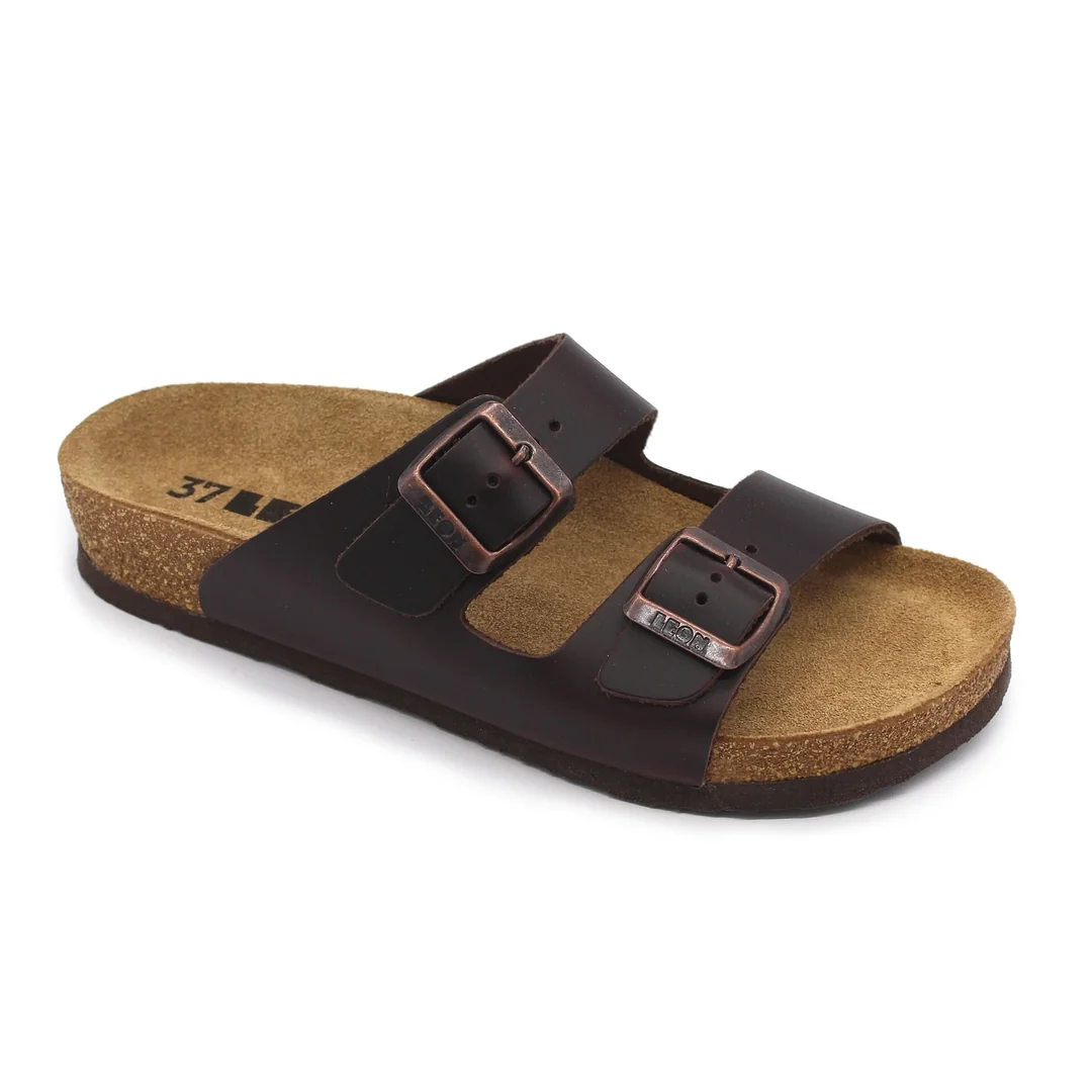 Leon 4012 Dámska zdravotná celokožená obuv s prackou 37 - 24cm, sivá, 2,0 cm