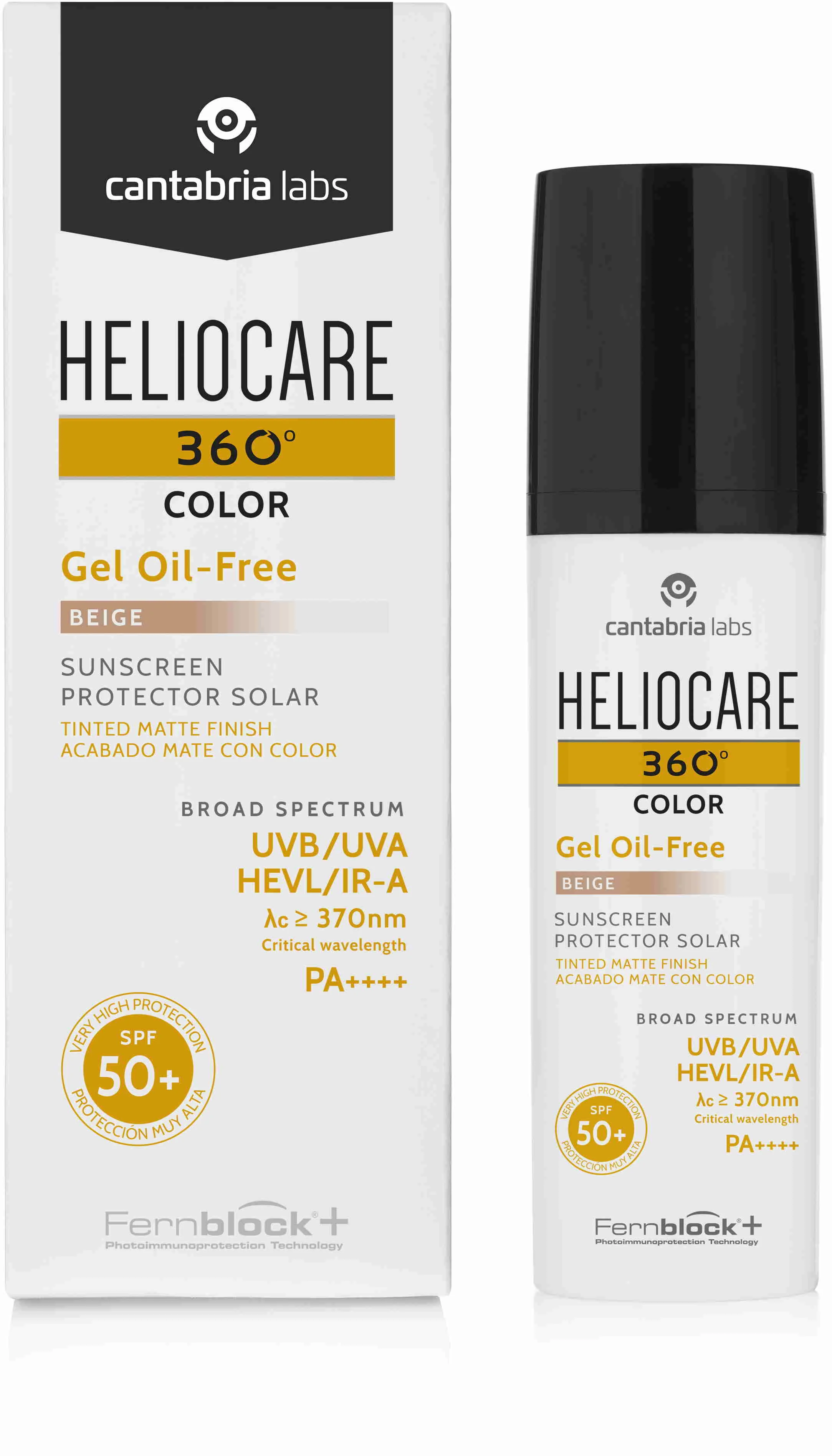 Heliocare 360° Gel Oil-Free SPF50+ (Beige) 50 ml