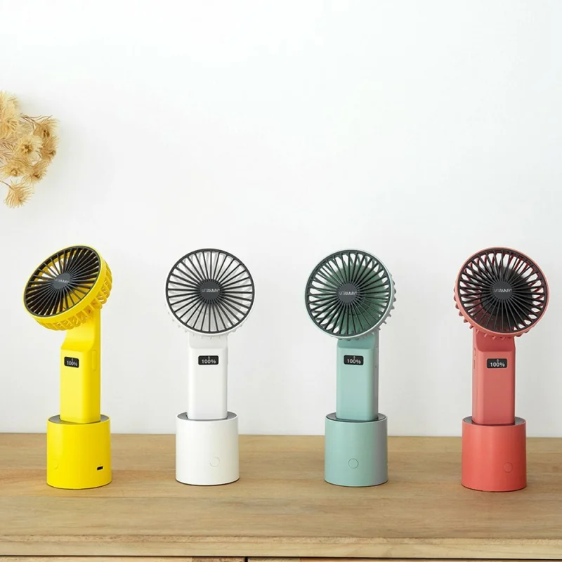 VITAMMY Dream Roto fan USB mini stolný ventilátor s otočnou základňou, šedá TOW016967