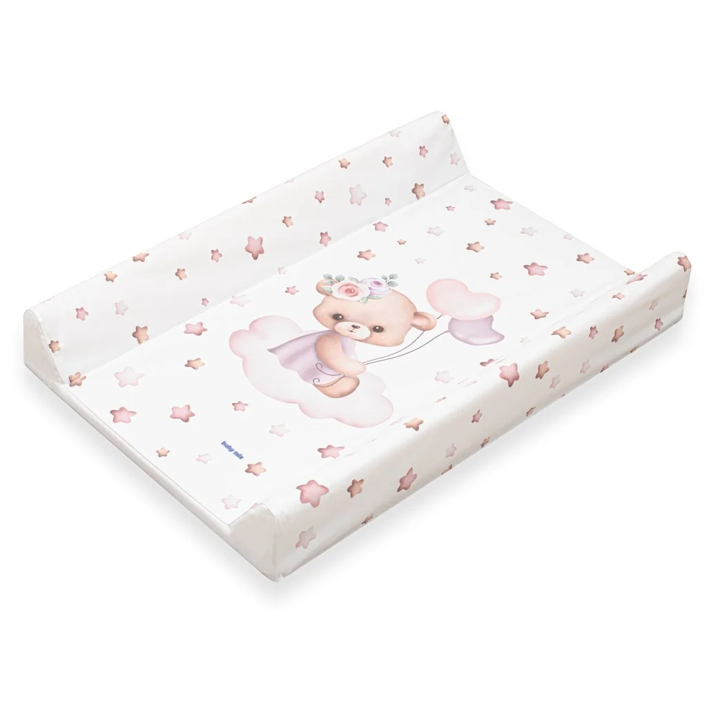 Prebaľovacia podložka Baby Mix Medvedík 47x70cm ružová , 20C58441