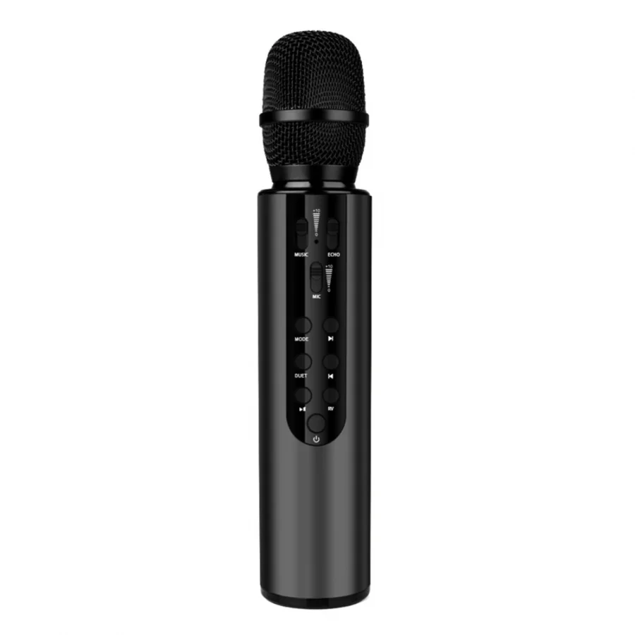 Bluetooth karaoke mikrofón s reproduktorom, K7-Black